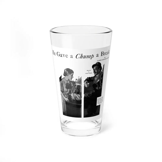 He Gave a Chump a Breack, Mystery magazine, October 1934 - Pint Glass 16oz-16oz-Go Mug Yourself