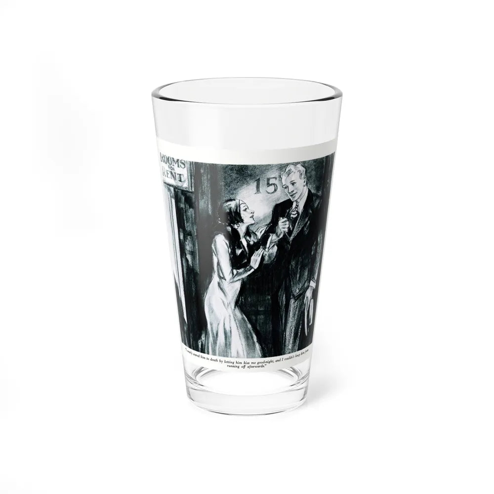 He Knew About Love (1), The Illustrated Love Magazine, July 1931 - Pint Glass 16oz-16oz-Go Mug Yourself