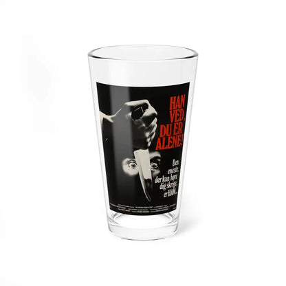 HE KNOWS YOU'RE ALONE (DANISH) 1980 Movie Poster - Pint Glass 16oz 16oz - Go Mug Yourself