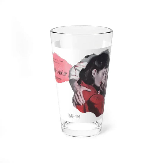 He Married a Doctor, part 3, Cosmopolitan, October 1943 - Pint Glass 16oz 16oz - Go Mug Yourself