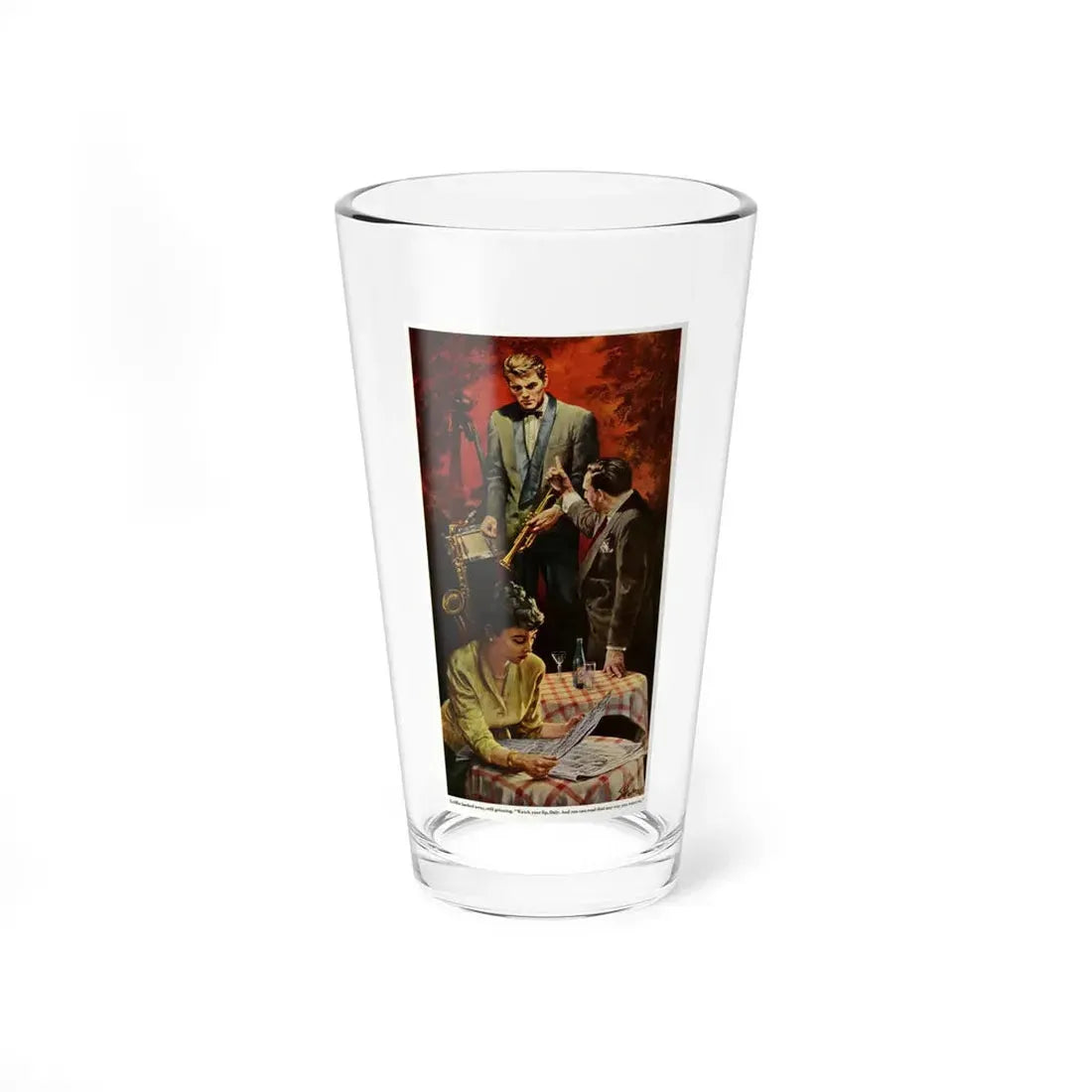He Was Washed Up and He Knew It, 1954 - Pint Glass 16oz 16oz - Go Mug Yourself