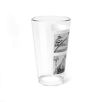 Headers for the January and February editions of Woman's Magazine, 1926 - Pint Glass 16oz - Go Mug Yourself