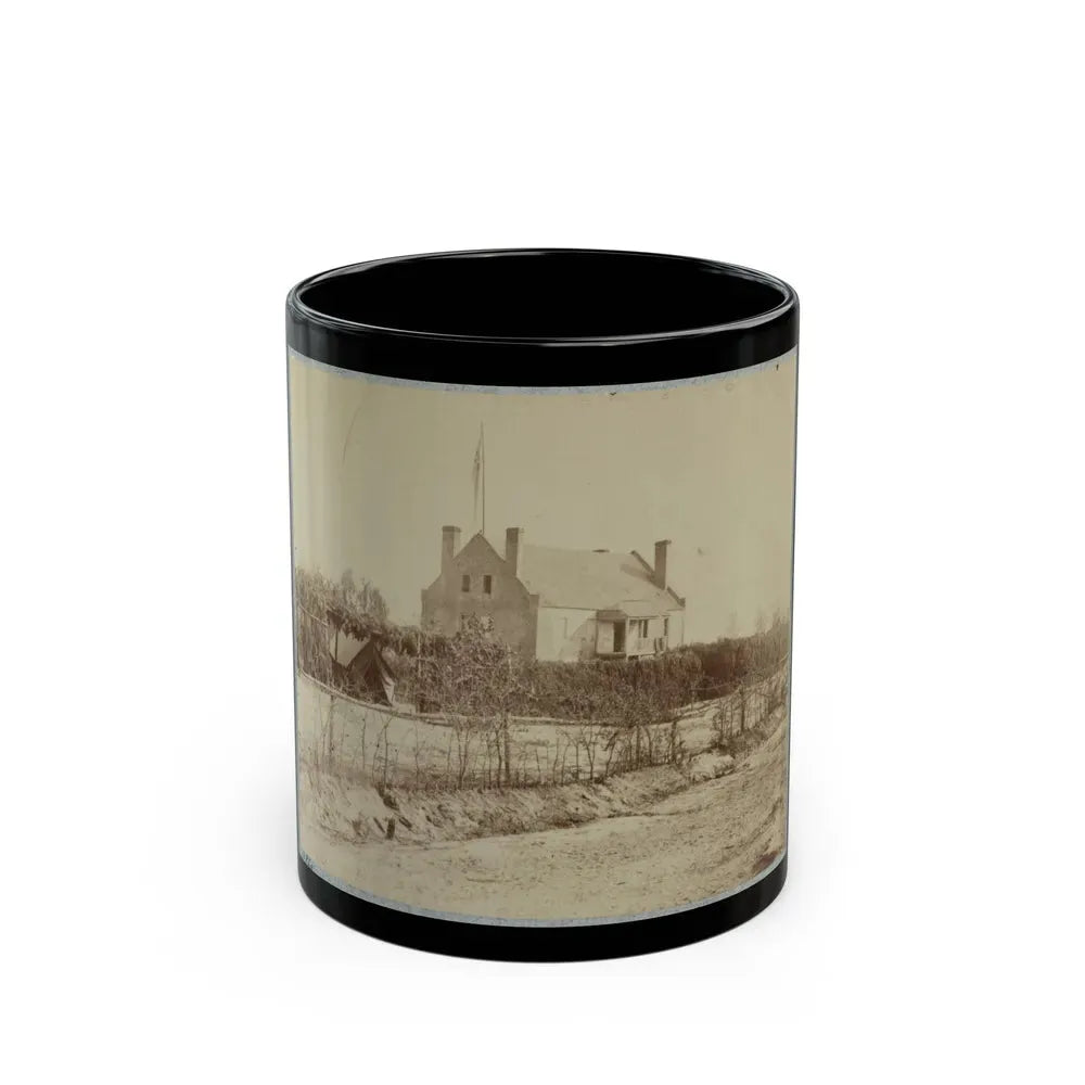 Headquarters, 6th Army Corps, Warren Station, In Front Of Petersburg, Va. (U.S. Civil War) Black Coffee Mug 11oz - Go Mug Yourself