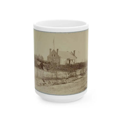 Headquarters, 6th Army Corps, Warren Station, In Front Of Petersburg, Va. (U.S. Civil War) White Coffee Mug 15oz - Go Mug Yourself
