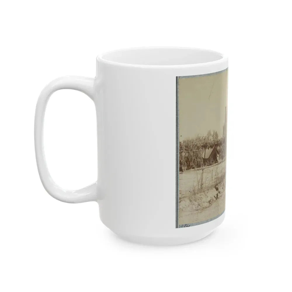 Headquarters, 6th Army Corps, Warren Station, In Front Of Petersburg, Va. (U.S. Civil War) White Coffee Mug - Go Mug Yourself