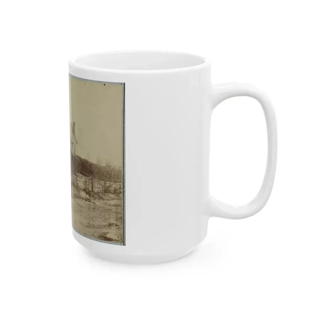 Headquarters, 6th Army Corps, Warren Station, In Front Of Petersburg, Va. (U.S. Civil War) White Coffee Mug - Go Mug Yourself