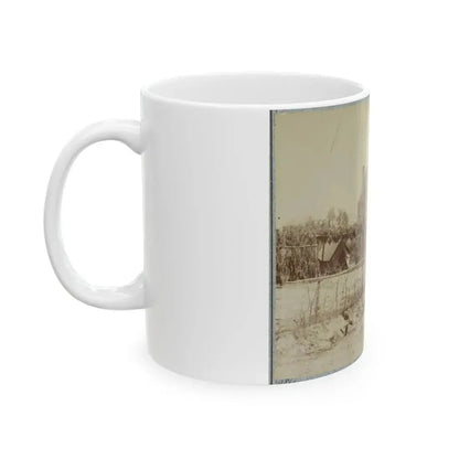 Headquarters, 6th Army Corps, Warren Station, In Front Of Petersburg, Va. (U.S. Civil War) White Coffee Mug - Go Mug Yourself