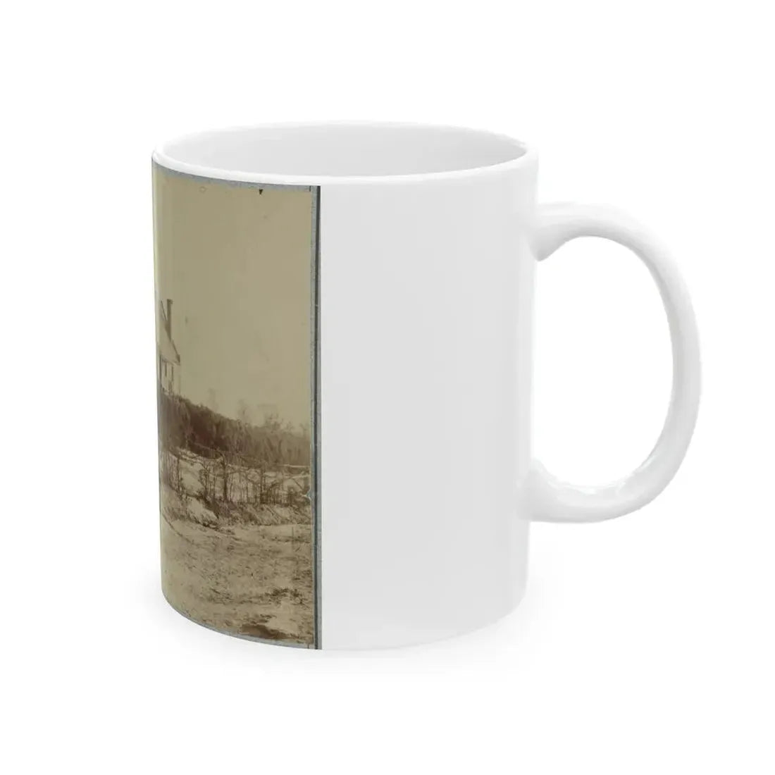 Headquarters, 6th Army Corps, Warren Station, In Front Of Petersburg, Va. (U.S. Civil War) White Coffee Mug - Go Mug Yourself