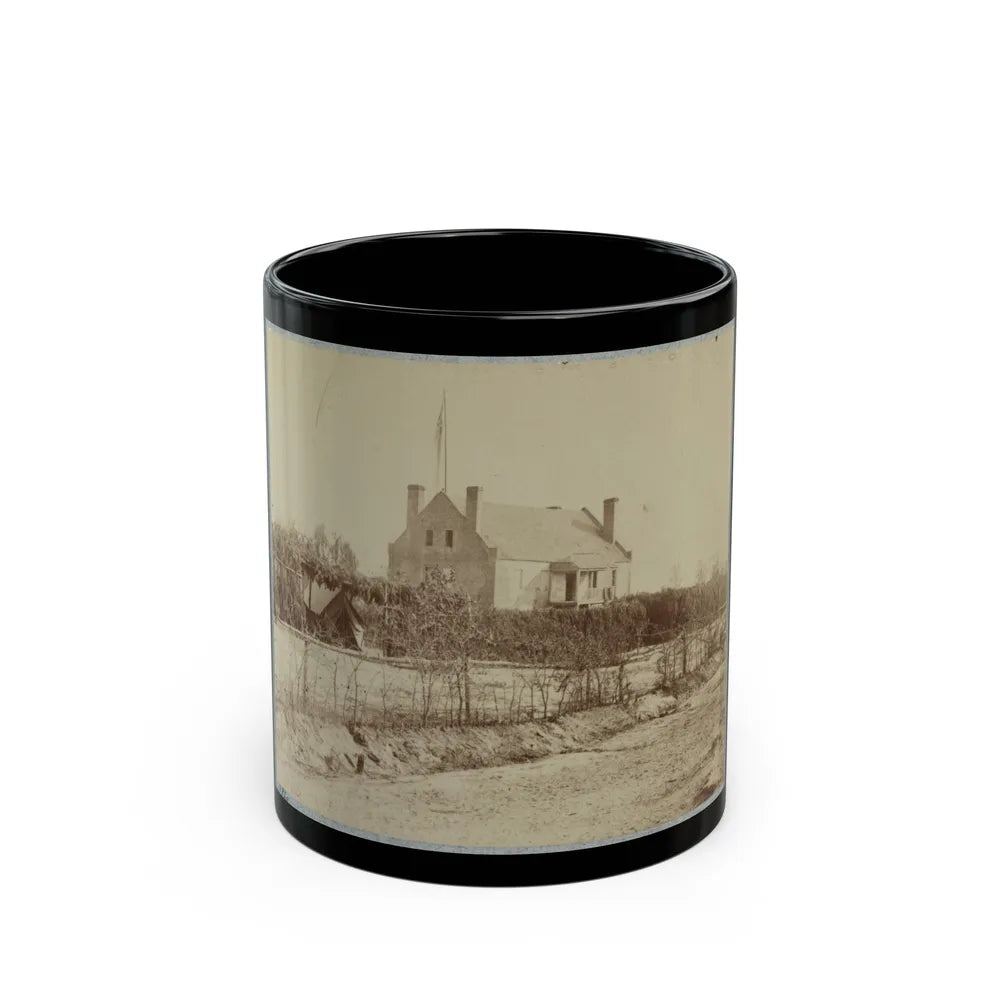 Headquarters, 6th Army Corps, Warren Station, In Front Of Petersburg, Va. (U.S. Civil War) Black Coffee Mug-11oz-Go Mug Yourself