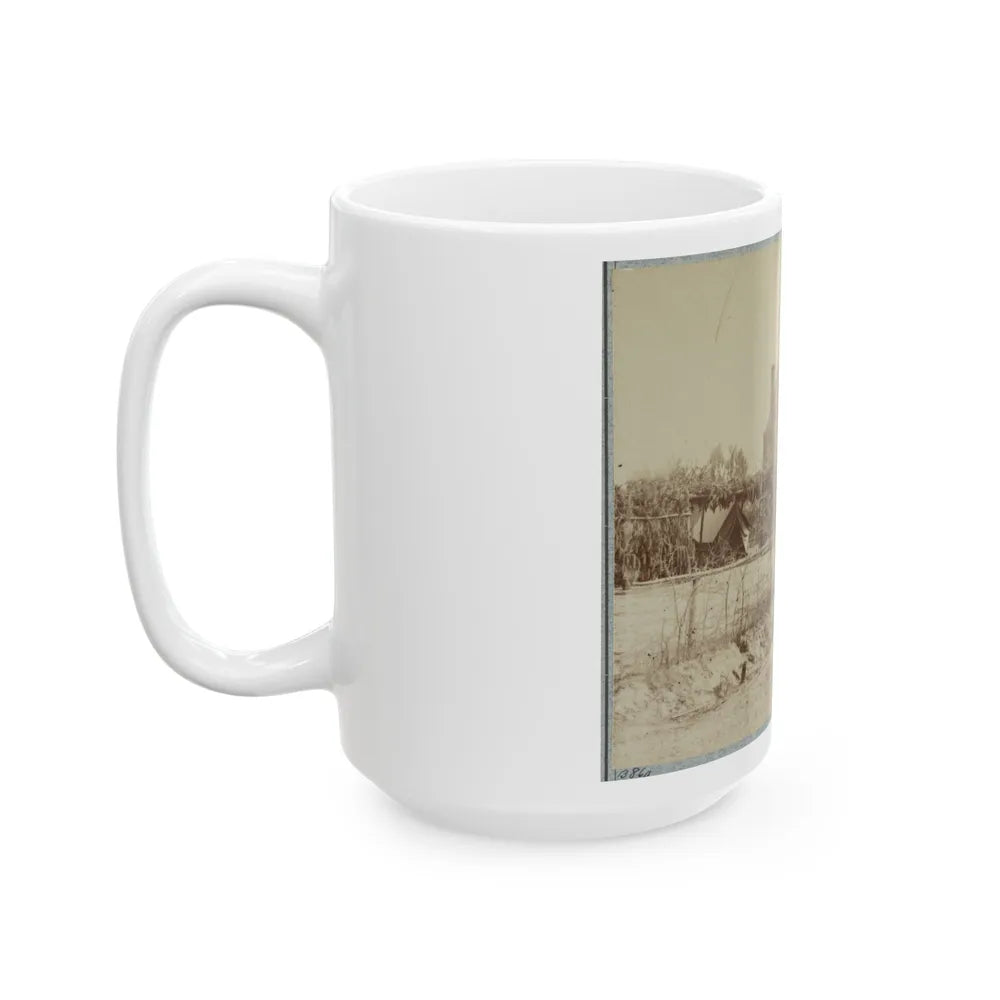 Headquarters, 6th Army Corps, Warren Station, In Front Of Petersburg, Va. (U.S. Civil War) White Coffee Mug-Go Mug Yourself