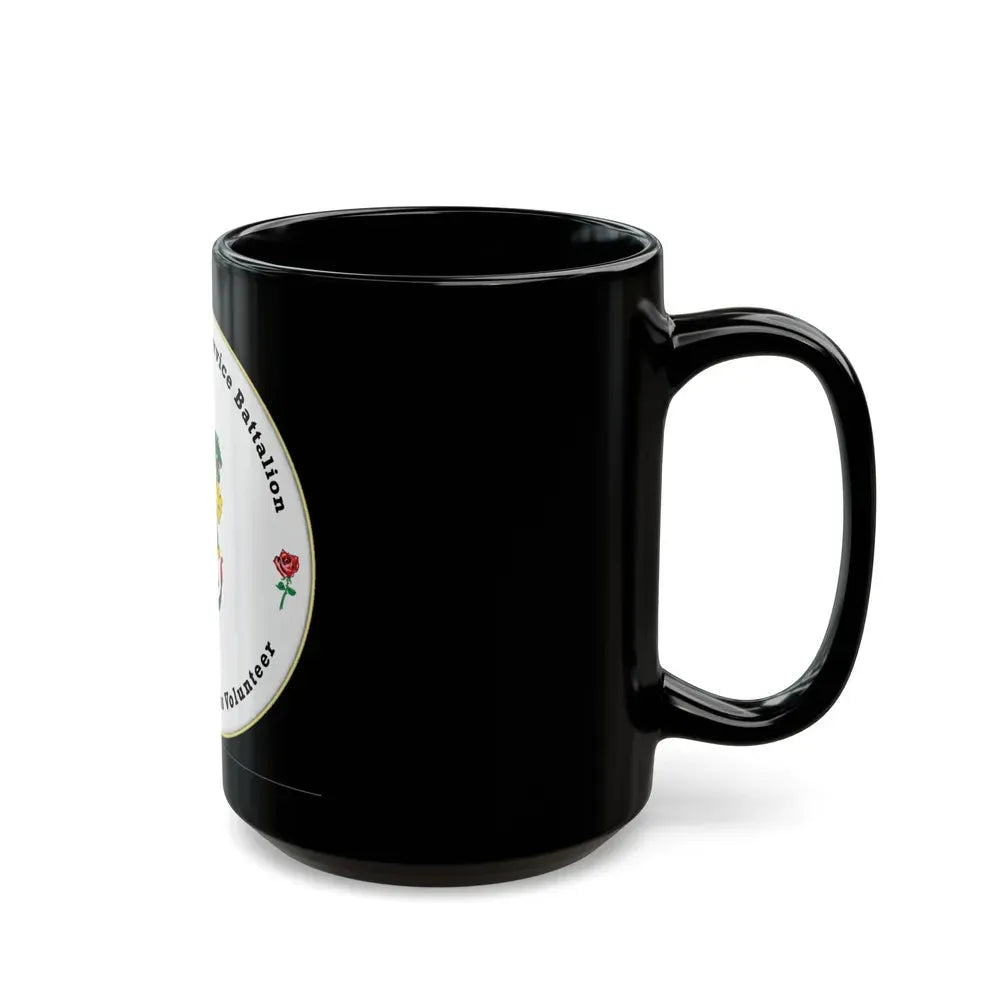 Headquarters And Service Battalion Family Readiness Volunteer (USMC) Black Coffee Mug - Go Mug Yourself