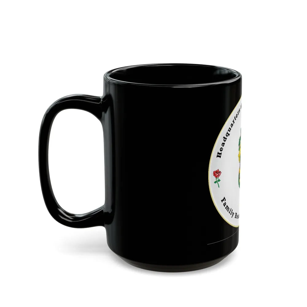 Headquarters And Service Battalion Family Readiness Volunteer (USMC) Black Coffee Mug-Go Mug Yourself