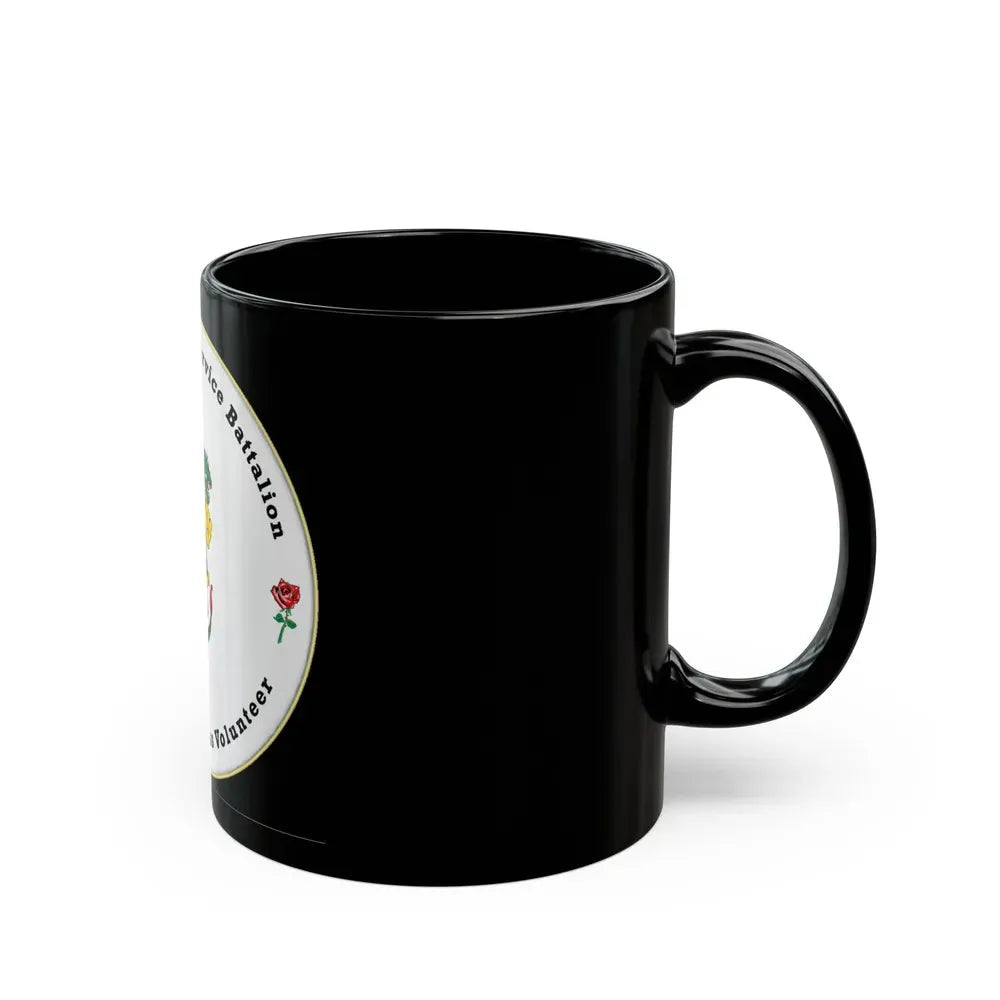 Headquarters And Service Battalion Family Readiness Volunteer (USMC) Black Coffee Mug - Go Mug Yourself