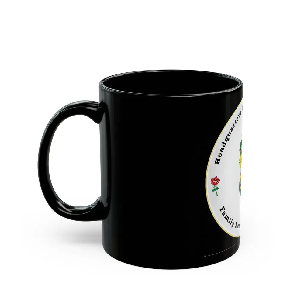 Headquarters And Service Battalion Family Readiness Volunteer (USMC) Black Coffee Mug - Go Mug Yourself
