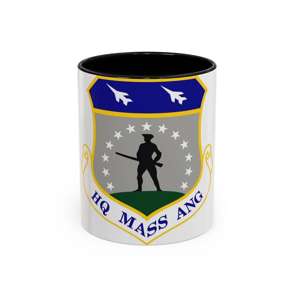Headquarters Massachusetts Air National Guard (U.S. Air Force) Accent Coffee Mug 11oz Black - Go Mug Yourself