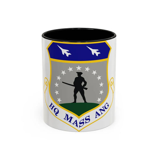 Headquarters Massachusetts Air National Guard (U.S. Air Force) Accent Coffee Mug 11oz Black - Go Mug Yourself
