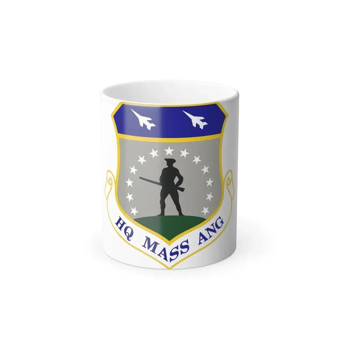 Headquarters Massachusetts Air National Guard (U.S. Air Force) Color Changing Coffee Mug 11oz - Go Mug Yourself
