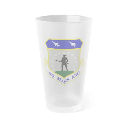 Headquarters Massachusetts Air National Guard (U.S. Air Force) Frosted Pint Glass 16oz Default Title - Go Mug Yourself