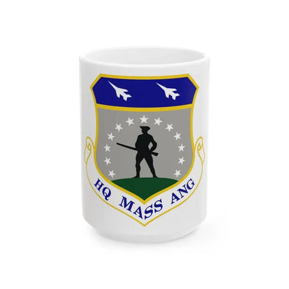 Headquarters Massachusetts Air National Guard (U.S. Air Force) White Coffee Mug 15oz - Go Mug Yourself