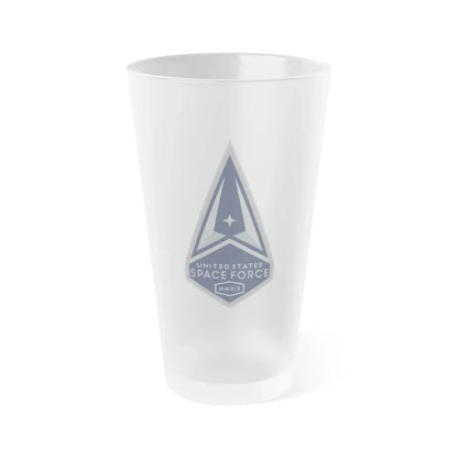 Headquarters Service (U.S. Space Force) Frosted Pint Glass 16oz Default Title - Go Mug Yourself