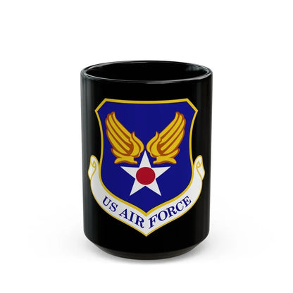 Headquarters United States Air Force (U.S. Air Force) Black Coffee Mug 15oz - Go Mug Yourself