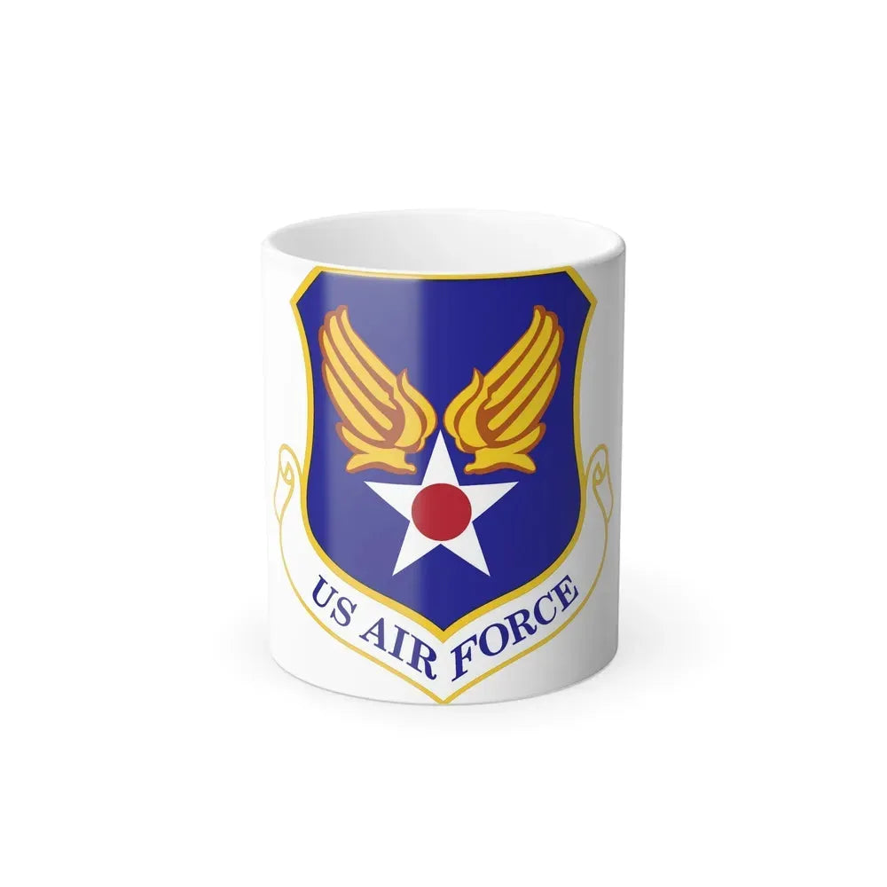 Headquarters United States Air Force (U.S. Air Force) Color Changing Coffee Mug 11oz - Go Mug Yourself
