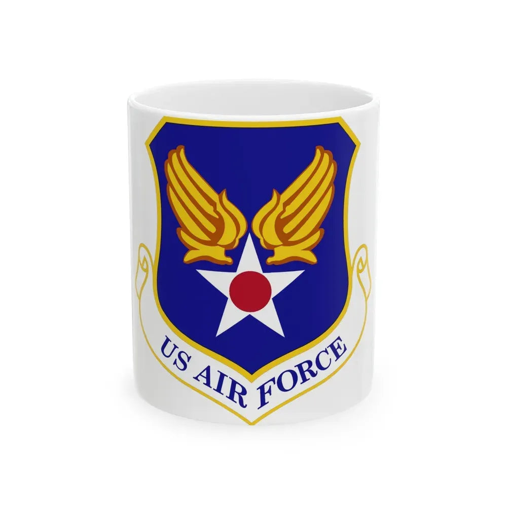 Headquarters United States Air Force (U.S. Air Force) White Coffee Mug 11oz - Go Mug Yourself