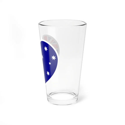 Heart Flag of Australia - Pint Glass 16oz-Go Mug Yourself