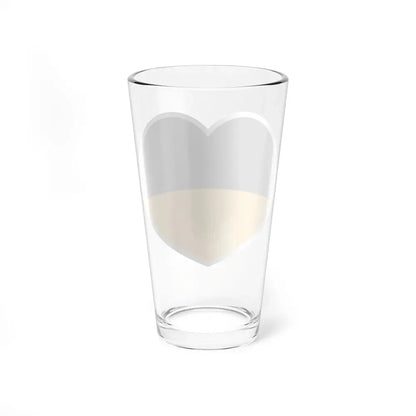 Heart Flag of Austrian Empire - Pint Glass 16oz - Go Mug Yourself