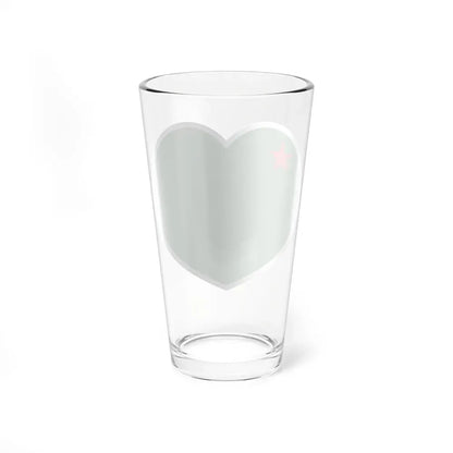 Heart Flag of Benin 1975-1990 - Pint Glass 16oz - Go Mug Yourself