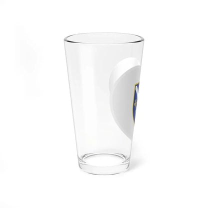 Heart Flag of Bosnia and Herzegovina 1992-1998 - Pint Glass 16oz - Go Mug Yourself