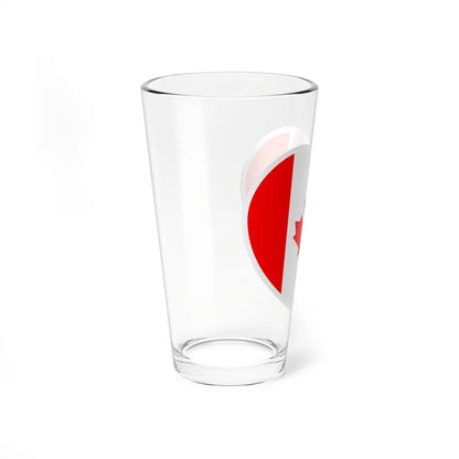 Heart Flag of Canada - Pint Glass 16oz-Go Mug Yourself