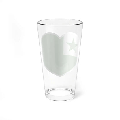 Heart Flag of Esperanto - Pint Glass 16oz-Go Mug Yourself