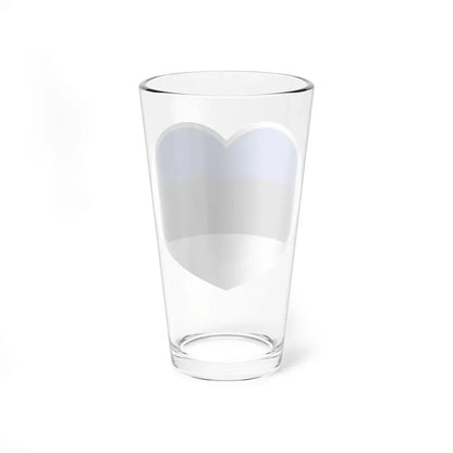 Heart Flag of Estonia - Pint Glass 16oz - Go Mug Yourself