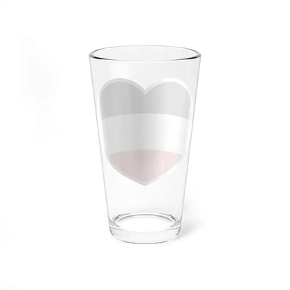 Heart Flag of Germany 1867-1918 - Pint Glass 16oz - Go Mug Yourself