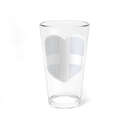 Heart Flag of Greece 1822-1978 - Pint Glass 16oz - Go Mug Yourself
