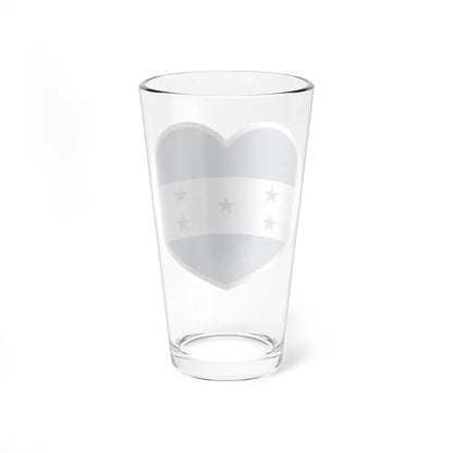 Heart Flag of Honduras 1949-2022 - Pint Glass 16oz - Go Mug Yourself