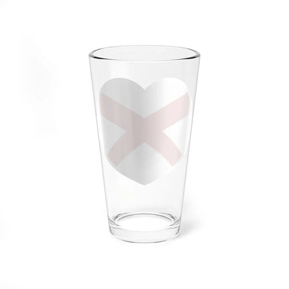 Heart Flag of Ireland Saint Patrick's Saltire - Pint Glass 16oz-Go Mug Yourself