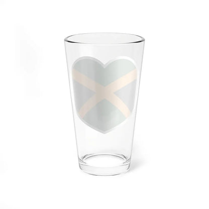 Heart Flag of Jamaica - Pint Glass 16oz-Go Mug Yourself