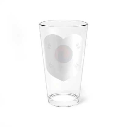 Heart Flag of Korea 1882-1910 - Pint Glass 16oz - Go Mug Yourself