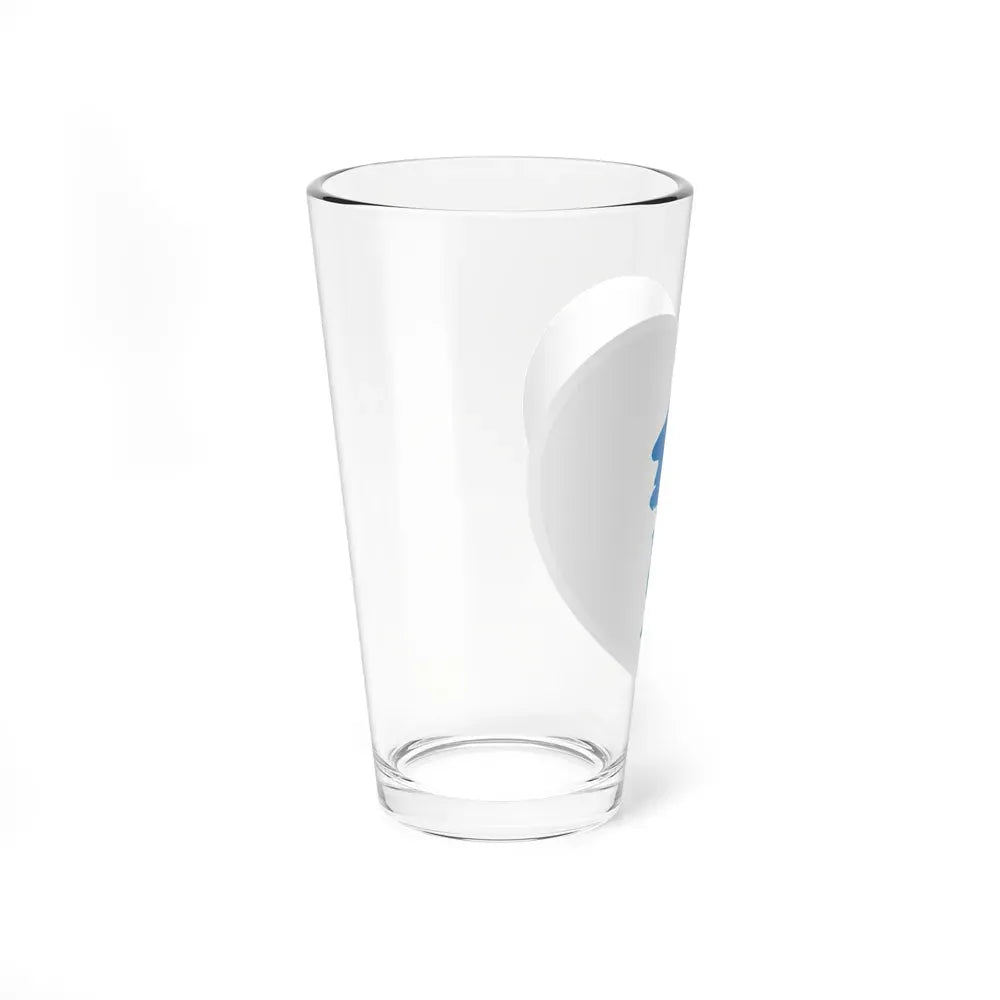 Heart Flag of Korea Unification - Pint Glass 16oz - Go Mug Yourself
