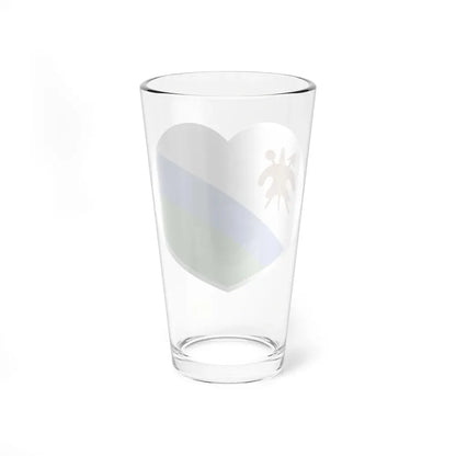 Heart Flag of Lesotho 1987-2006 - Pint Glass 16oz - Go Mug Yourself