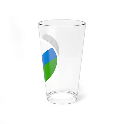 Heart Flag of Lesotho 1987-2006 - Pint Glass 16oz - Go Mug Yourself