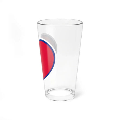 Heart Flag of Nepal - Pint Glass 16oz - Go Mug Yourself