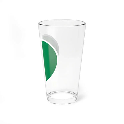Heart Flag of Nigeria - Pint Glass 16oz - Go Mug Yourself