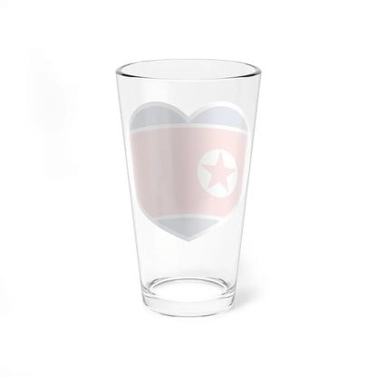 Heart Flag of North Korea 1948-1992 - Pint Glass 16oz-Go Mug Yourself