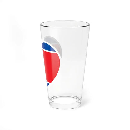 Heart Flag of North Korea 1948-1992 - Pint Glass 16oz - Go Mug Yourself