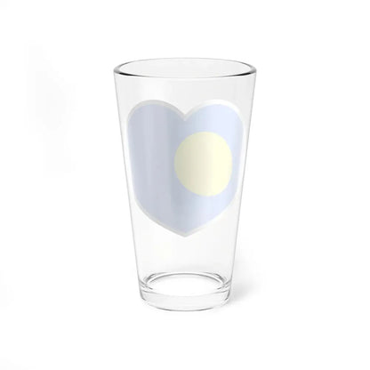 Heart Flag of Palau - Pint Glass 16oz - Go Mug Yourself