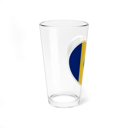 Heart Flag of Saint Vincent and the Grenadines - Pint Glass 16oz-Go Mug Yourself