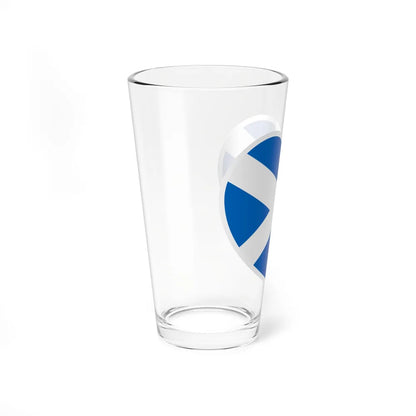 Heart Flag of Scotland - Pint Glass 16oz-Go Mug Yourself